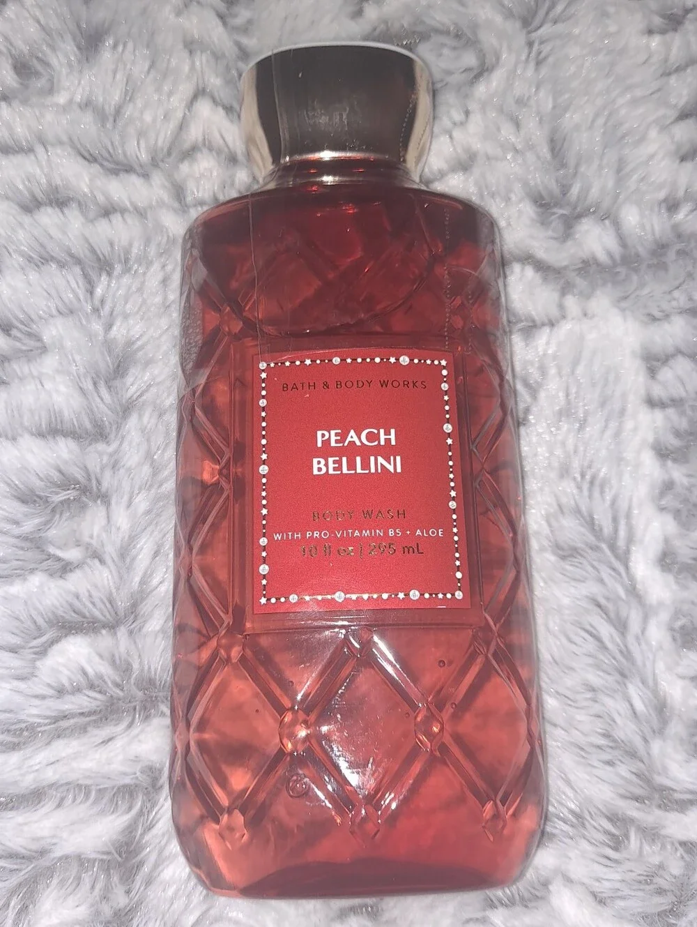 Bath And Body Works Peach Bellini Body Wash Discontinued New